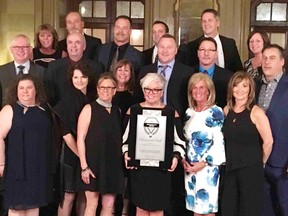 Belanger Ford Lincoln Centre in Chelmsford received the 2017 President’s Award Diamond Club by Ford Motor Company of Canada Limited. Supplied photo