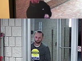 Suspect(s) seen in these video surveillance images are being sought by St. Thomas police in connection to mail theft at different apartment buildings in the city over the last few weeks. (Contributed photos)