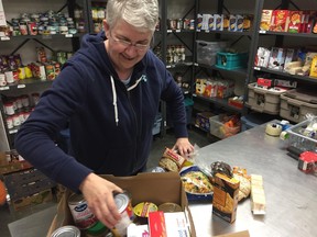 It requires about 150 to 200 volunteer hours weekly to prepare hampers for clients of the Fort Saskatchewan Food Gatherers Society.