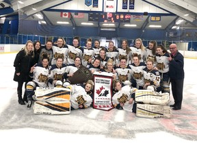 Using the Humboldt tragedy as motivation, the St. Albert Slash bounced back to win Game 3 of the Pacific Female Midget Hockey Championships 1-0 over Vancouver. Photo supplied