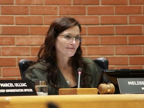 Mayor Melissa Blake at a council meeting in September, 2014. Vincent McDermott/Fort McMurray Today/Postmedia Network