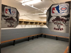 The Co-op Gold Arena dressing rooms now have cubbies thanks to the Esso Cup legacy fund.