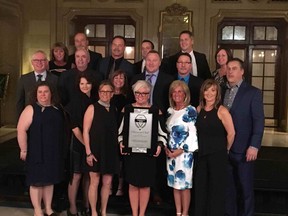 Belanger Ford Lincoln Centre in Chelmsford received the 2017 President’s Award Diamond Club by Ford Motor Company of Canada Limited. (Photo supplied)