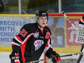 Grande Prairie native Ryan Hartman (shown here) will join the MacEwan University Griffins hockey team for the upcoming ACAC season. The 20-year-old just finished his third year with the Camrose Kodiaks, totaling 33 points in 33 AJHL games this season.