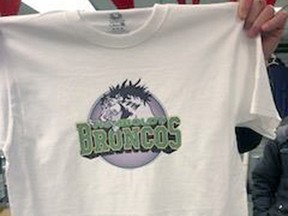 A local campaign of t-shirts saw about $1,700 raised for the Humboldt Broncos and Humboldt community.

Submitted photo