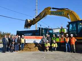 Submitted photo
A groundbreaking ceremony was held on Mineral Road in Belleville Monday morning to officially mark the start of construction on the Mineral Road and Maitland Drive Reconstruction and Servicing Extension Project.