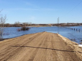 Lamont County is experiencing significant flooding with many roads washed out. The county declared a state of emergency on Monday, April 23.