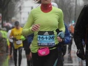Melfort’s Robyn Luthi competed at the Boston Marathon on Monday, April 16.