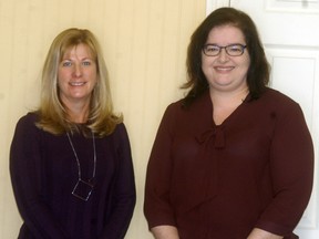 Karyon Travel owner Lisa Findlater, right, and employee Janice Persyn are the friendly faces that have worked at the downtown Wallaceburg travel agency for 25 years. They are celebrating their 25th anniversary with a open house on April 27.