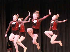 The Hanna Dance Association held its annual dance recital to wrap up the season on Saturday. The day-long event ran like a well-oiled machine despite numerous costume and hair changes throughout the day. Jackie Irwin/ Hanna Herald