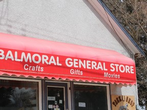 The Balmoral General Store is in need of a new door after a March 28 break-in. (Juliet Kadzviti/Interlake Publishing/Postmedia Network)