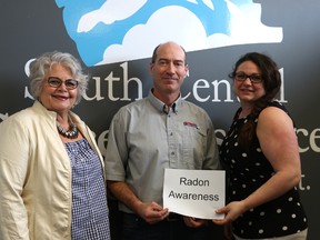 South Central Cancer Resource and Polar Plumbing and Heating are teaming up for the month of May to test houses for radon. (LAUREN MACGILL, Morden Times)