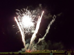 Shown are last year's fireworks at St. Clair College Thames Campus in Chatham. (File Photo/Postmedia Network)