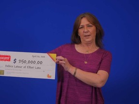 Debra Latour won $250,000. (Ontario Lottery and Gaming Photo)