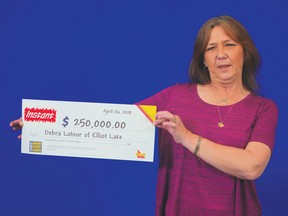 Photo supplied
Debra Latour won a top prize of $250,000 with Instant Giant Money Multiplier.