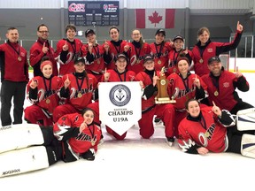 The Timmins Tornadoes U19A ringette team achieved what their coach Rick Dagenais hailed as the “highest honour and highest level possible” when they won the Eastern Canadian Ringette Championships in Halifax, N.S. last weekend. As the provincial champions, the Timmins Tornadoes U19A was at the tournament representing Ontario. For a Timmins-based team, Dagenais called it a “historical weekend.”