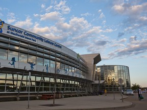 The Suncor Community Leisure Centre at MacDonald Island Park in Fort McMurray, Alta. on June 19, 2013. Ryan Jackson/Edmonton Journal/Postmedia Network