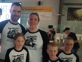 PHOTO SUPPLIED 
Jimmy Lefebvre will walk 5,716 kilometres in 123 days with a goal to collect $100 million for cancer awareness, education, and mental health supports for cancer patients and their families. His family will follow in a motor home.