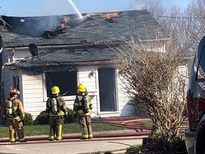 A house fire on King Hiram Street in Ingersoll on Monday, April 30 has left a senior resident displaced.