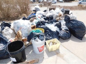 Amongst the collected garbage, 4,725 cigarette butts, 1,617 pieces of microplastic, 358 beverage cans, 311 plastic bottles, 205 coffee cups, 201 plastic bags, 124 glass bottles, and 101 plastic cups were recorded, in addition to some unusual items including two dehumidifiers and a deep fryer. (Contributed photo)