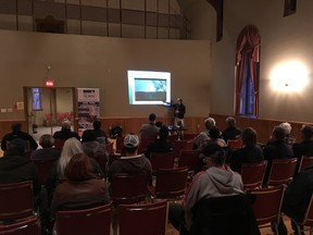 Meteorologist Geoff Coulson was in Clinton last week for his annual Storm Spotter training session.
(PHOTO BY DAVE CLARKE/HURON COUNTY COMMUNITY EMERGENCY MANAGEMENT CO-ORDINATOR)
