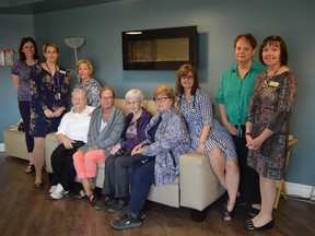 Four community groups supported the renovation of the Golden Manor's palliative care room, updating the furnishings and flooring to provide a comfortable space for families and patients during end of life.
