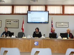 Ana Vukovic (right), Councillor for the Town of South Bruce Peninsula, said at a council meeting in Wiarton on Tuesday she’s considering resigning due to ‘harassment' from fellow council members. Photo by Zoe Kessler/Wiarton Echo