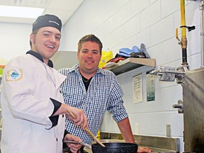 ECJV culinary arts student Felix Harvey and his teacher Casey Owens will be heading to the Skills Ontario Competition this Sunday.
