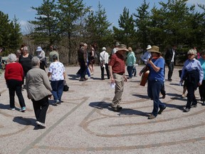 In Sudbury, World Labyrinth Day will occur at St. Peter's United Church, 203 York St., starting at 10 a.m. Saturday using the indoor labyrinth there. At 1 p.m., the celebration moves to the outdoor labyrinth site at the top of the hill at Lourdes Grotto, 271 Van Horne St.