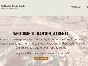 The Nanton and District Chamber of Commerce has a new website, visitnanton.com.