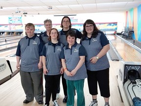 Strathcona County’s Special Olympic five-pin bowling team has been working hard for close to a year to prepare for the upcoming national championships in Prince Edward Island. Photo supplied