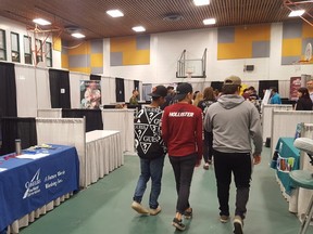 Thousands of students from both high schools were expected to attend this year’s career fair, which was held at the Fort High School on Tuesday, May 1.