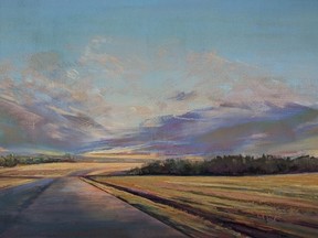 PHOTO SUPPLIED 
Frances Obie's "Road Through Alberta Fields".