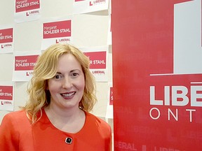 Margaret Schleier Stahl was officially announced as the provincial Liberal candidate for Chatham-Kent-Leamington at the Retro Suites Hotel in Chatham on May 2. Trevor Terfloth/Postmedia Network