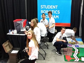Students from Sherwood Heights Junior High School get to work at the 2018 Automation Exhibit and Conference in Edmonton on April 25 and 26.

Photo Supplied