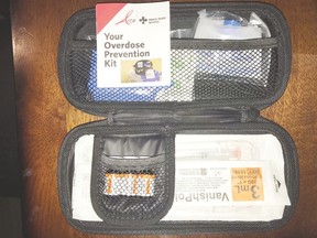 Naloxone kits are readily available, and can help to temporarily revive a victim in case of an overdose. (Nouran Abdellatif/Rep Staff)