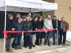 A ribbon cutting for Saffron Centre's new facility along Athabascan Avenue in Sherwood Park was hosted in February, as the group continues to ramp up efforts to raise awareness of issues surrounding sexual assault and violence.

Photo Supplied