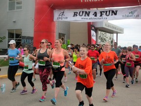 Runners take part in the first annual Run 4 Fun on June 3, 2017 (File Photo).