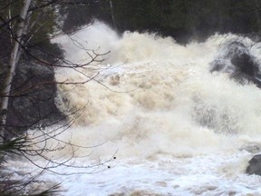 Duchesnay Falls, North Bay, Friday. Nugget Photo