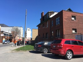 University Suites, a student condominium development, is still going through the approvals process but pre-construction sales contracts have all expired. (Elliot Ferguson/The Whig-Standard)