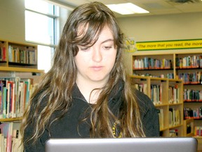 Bailee Harvie, 16, has been living with autism spectrum disorder her entire life. These days the Grade 11 student at Almaguin Highlands Secondary School in South River works to raise awareness about ASD among her classmates, teachers and community.
CINDY MALES / FOR THE NUGGET