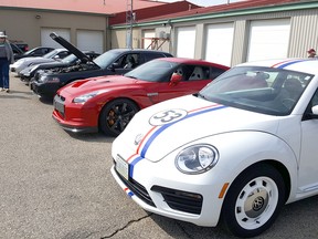 About 150 vehicles were on display during Saturday's Cars & Coffee event at RM Auto Restoration. Trevor Terfloth/Postmedia Network