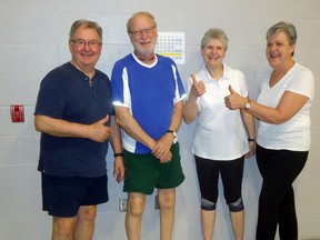 Pictured above from (l-r) are Bill Weist, Chuck Mallette, Claudette Léger and Sjoukje Steenbeek.(Handout/Exeter Lakeshore Times-Advance)