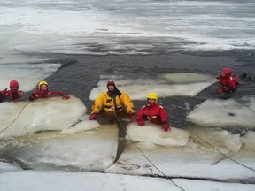 FN mattagami ice river training rescue