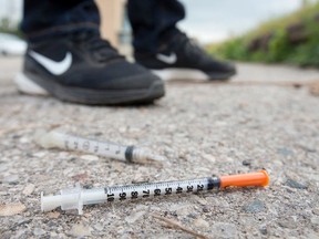 Discarded needles (Postmedia Network file photo)