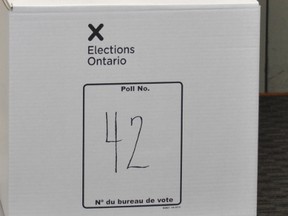 elections ontario ballot box