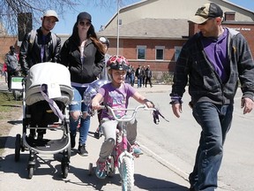 Tillsonburg's Great Ride 'n' Stride began Sunday, April 29 at the Tillsonburg Community Centre. This year's event, the 49th annual, raised $31,000 for the Canadian Cancer Society. (CHRIS ABBOTT/TILLSONBURG NEWS)