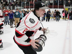 Listowel Cyclones forward Jakob Lee is one of a handful of veterans eligible to return in 2018-19 as the team tries to defend its first Sutherland Cup. Cory Smith/The Beacon Herald