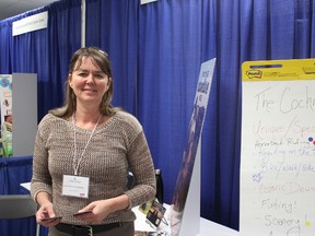 Jo-Anne Oucharek spent her weekend at the Cochrane Tourism Association's booth at the Cochrane Trade Show in Cochrane, Alta. on May 5-6, 2018.