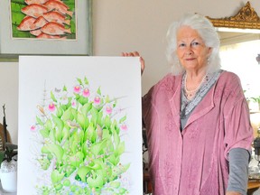 A painting by Booth's Harbour artist Lynette Carrington-Smith is being displayed this month at the prestigious 'Art of the Plant' exhibition at the Canadian Museum of Nature in Ottawa. JACOB ROBINSON/Simcoe Reformer